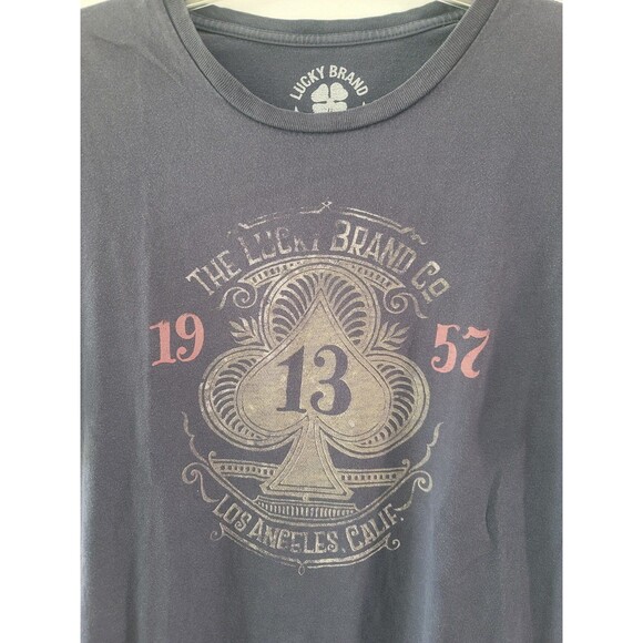 ShirtLucky Brand Short Sleeve Tshirt Men's Size Large "13 Los Angeles, CA" - Picture 2 of 8